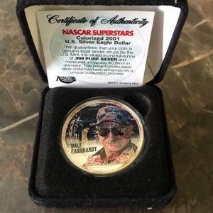 Dale Earnhardt Sr silver dollar